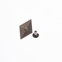 飾りカシメ 10個(組)入り 21.5×13.5mm 合金製 VC0035