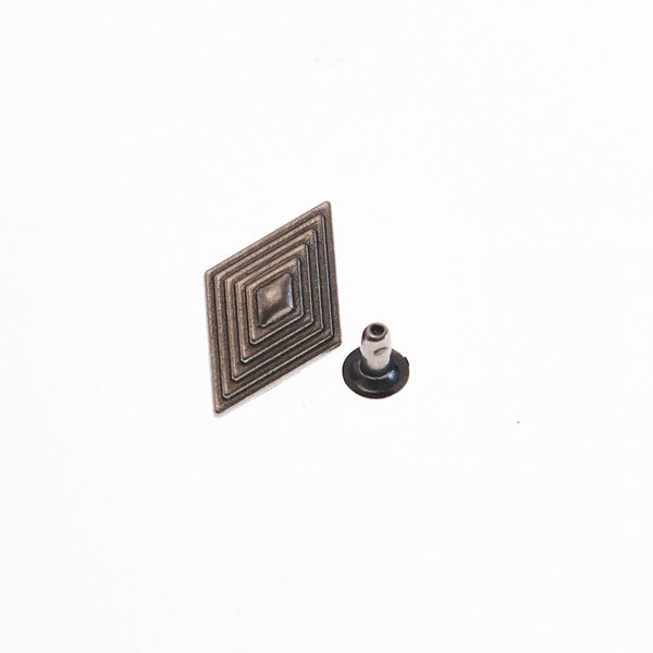 飾りカシメ 10個(組)入り 21.5×13.5mm 合金製 VC0035