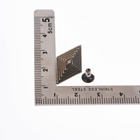 飾りカシメ 10個(組)入り 21.5×13.5mm 合金製 VC0035