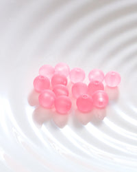 丸玉フロスト アクセサリーパーツ 両穴 直径10mm　 VC0095-1