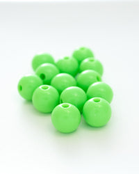 Resin pearl, double-drilled, approx. 10mm diameter, VC0102-2