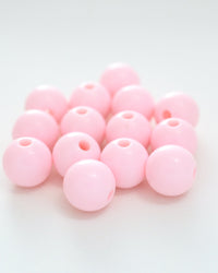 Resin pearl, double-drilled, approx. 10mm diameter, VC0102-2