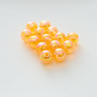 オーロラビーズ  両穴 直径約10mm VC0104