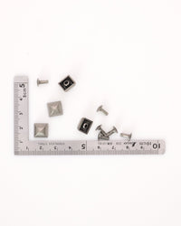 クラフト金具 飾り バネボタン カシメパーツ 10㎜X10㎜ VC156-16