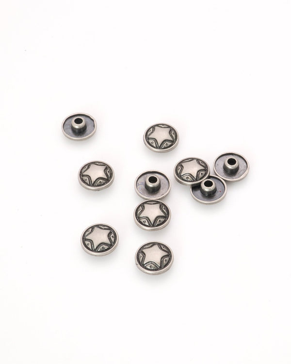 Craft hardware, decorative spring snap, rivet parts, 11mm, VC156-1