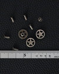 クラフト金具 飾り バネボタン カシメパーツ 12㎜ VC156-2