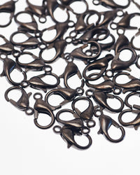 Lobster clasp, approx. 12mm length, approx. 50 pieces, VC0068-1