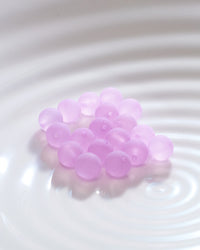 丸玉フロスト アクセサリーパーツ 両穴 直径12mm VC0095-2
