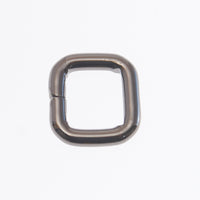 角カン 内径13mm 線径2.8mm 10個入り 鉄製 VC0097|四角カン・ベルト通し金具