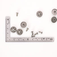 クラフト金具 飾り バネボタン カシメパーツ 14㎜ VC156-7