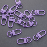 Color Snap Hook 14mm x 30mm | Metal Fitting for Connecting Bag and Backpack Straps VC242