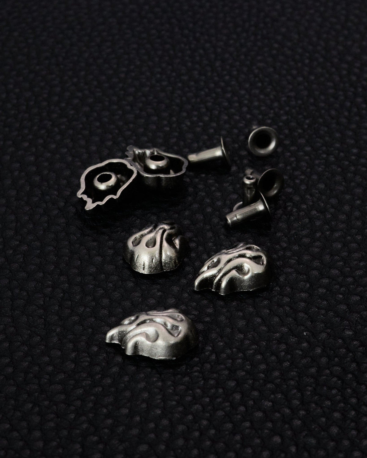 クラフト金具 飾り バネボタン カシメパーツ 15mm×10mm VC156-21