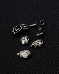 クラフト金具 飾り バネボタン カシメパーツ 15mm×10mm VC156-21