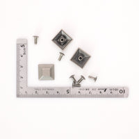 クラフト金具 飾り バネボタン カシメパーツ 15㎜x15㎜ VC156-12