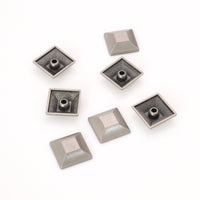 クラフト金具 飾り バネボタン カシメパーツ 15㎜x15㎜ VC156-12