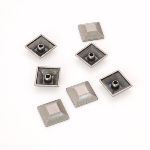 Craft hardware, decorative snap button, rivet parts, 15mm x 15mm, VC156-12
