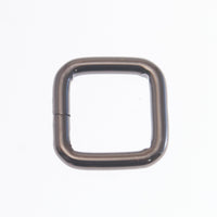 角カン 内径16mm 線径3mm 10個入り VC0097-1カクカン 小カン 四角カン ゴールド シルバー ブラック 黒 ニッケル 金具 ジョイント 接続 パーツ 持ち手 テープ 調節 ハンドメイド 手作り 手芸 ■
