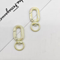 Round Carabiner, 16mm, 5-Piece Set, Matte Black | For Keychains & Outdoor Use, VC0300