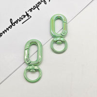 Round Carabiner, 16mm, 5-Piece Set, Matte Black | For Keychains & Outdoor Use, VC0300