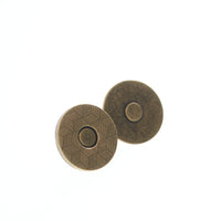 マグネットホック 両面カシメ 直径18mm 10組入り VC0090-1