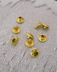 両面カシメ 頭径10mm 足7mm 100個(組)入り VC0001-2