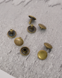 両面カシメ 頭径10mm 足7mm 100個(組)入り VC0001-2