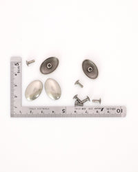 クラフト金具 飾り バネボタン カシメパーツ 20.5mm×14mm VC156-20