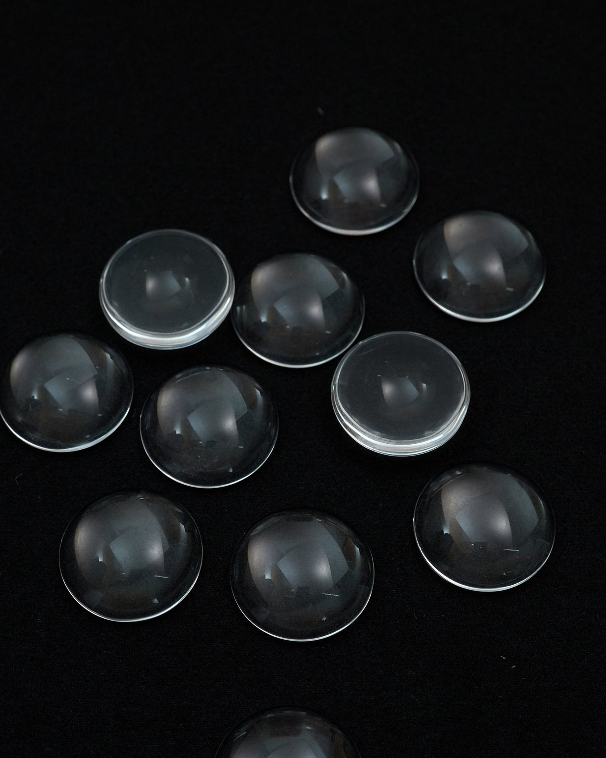 ガラスカボション 丸い 直径約20mm 10個入り VCG5-20