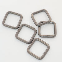 角カン 内径20mm 線径3mm 10個入り 鉄製 VC0097-2|四角カン・ベルト通し金具