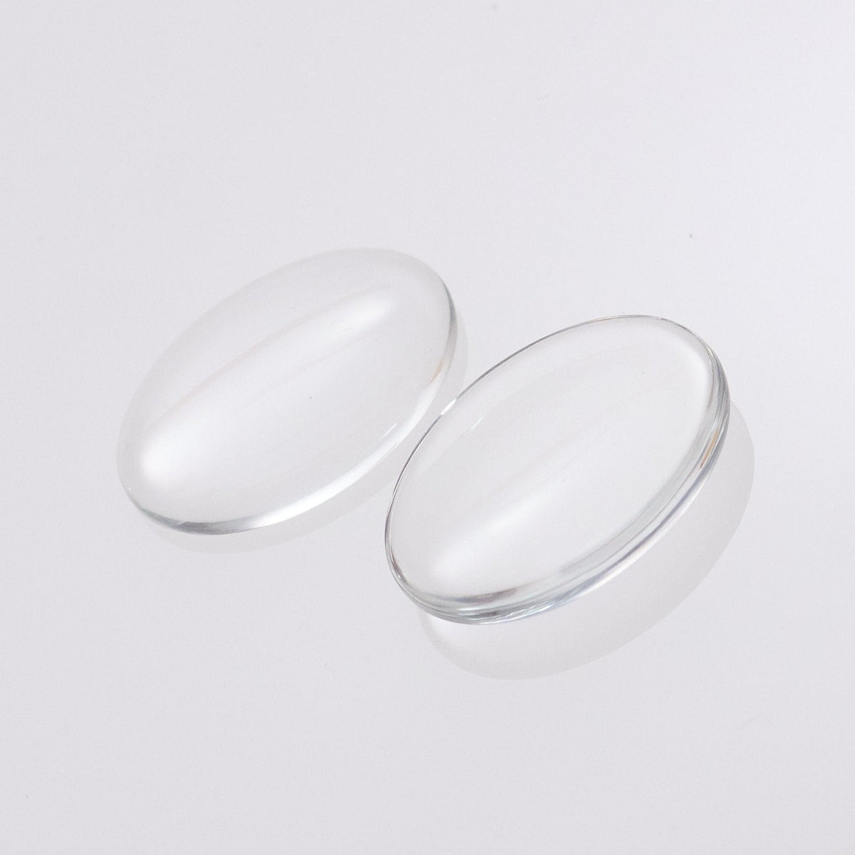 ガラスカボション 楕円 25*18mm 10個入り VCG4-25