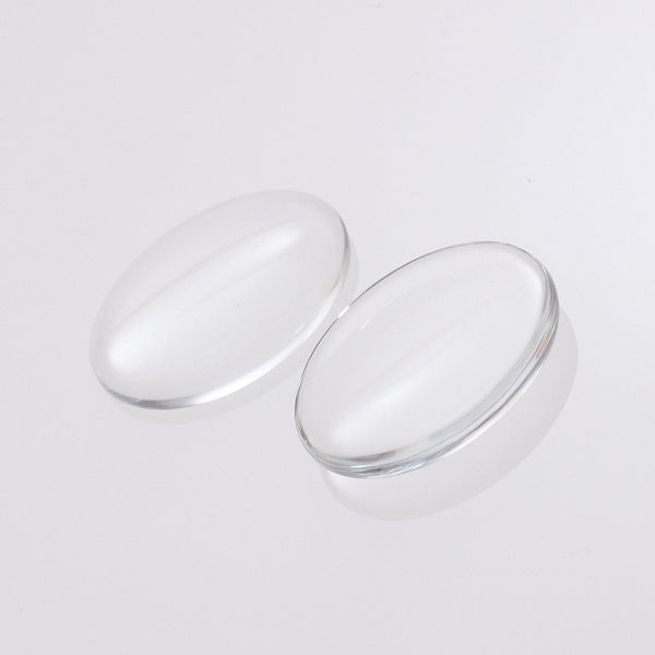 ガラスカボション 楕円 25*18mm 10個入り VCG4-25