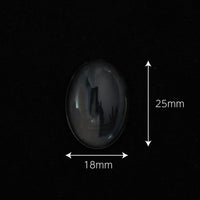 ガラスカボション 楕円 25*18mm 10個入り VCG4-25
