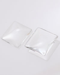 ガラスカボション 四角 約25*25mm 5個入り VCG1-25
