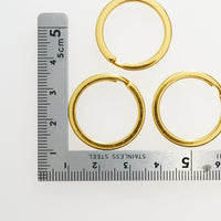 平二重リング 外径25mm 線径1.7mm 20個入り VC0088