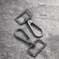 ナスカン 尾内径25mm 4個入り 合金製 VC0216-25 | バッグ・ショルダー用フック金具
