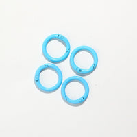 カラーカラビナ 丸型 直径約25mm 5個入り 合金製 VC0215