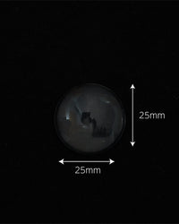 ガラスカボション 丸型 直径25mm 5個入り VCG6-25