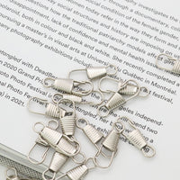 板ナスカン 丈25mm VC0184まとめ買い 業務用 問屋 お徳用 作家 バッグ カバン 金具 フック ゴールド シルバー ブラック キーホルダー パーツ 持ち手 ショルダー 回転 クリップ  DIY ハンドメイド 手芸 手作り
