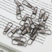 板ナスカン 丈25mm VC0184まとめ買い 業務用 問屋 お徳用 作家 バッグ カバン 金具 フック ゴールド シルバー ブラック キーホルダー パーツ 持ち手 ショルダー 回転 クリップ  DIY ハンドメイド 手芸 手作り