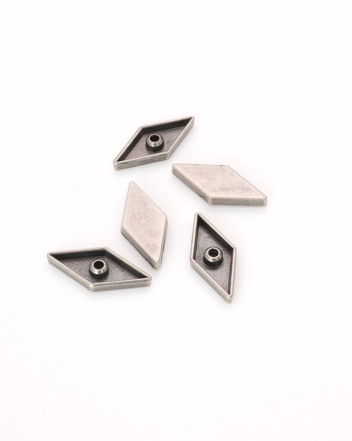 クラフト金具 飾り バネボタン カシメパーツ 27mm×12mm VC156-19