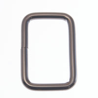 角カン 内径32mm 線径3mm 10個入り　 VC0097-4カクカン 小カン 四角カン ゴールド シルバー ブラック 黒 ニッケル 金具 ジョイント 接続 パーツ 持ち手 テープ 調節 ハンドメイド 手作り 手芸 ■