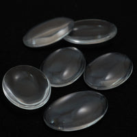 ガラスカボション 楕円 約35*25mm 5個入り VCG3-35