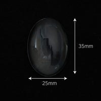 ガラスカボション 楕円 約35*25mm 5個入り VCG3-35