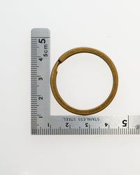 平二重リング キーホルダー  直径(外径)35mm 10個入り VC0088-2  良い品質金具　キーリングキーストラップ　アクセサリーパーツ　ハンドメイドパーツ　