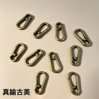 Premium Brass Swivel Snap Hook (Antique Finish) 37mm, 2 pieces, VC022-37, for Bags and Leathercraft, Hardware Hook
