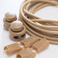 丸ゴム 3mm 1.2M×2本入り コードストッパー付き アウトドア DIY VC0137
