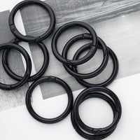 Colored Carabiner Round 41mm 5-Pack | Large Keychain / Outdoor Use VC0215-41