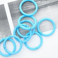 Colored Carabiner Round 41mm 5-Pack | Large Keychain / Outdoor Use VC0215-41