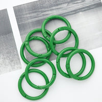 Colored Carabiner Round 41mm 5-Pack | Large Keychain / Outdoor Use VC0215-41