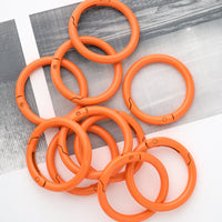 Colored Carabiner Round 41mm 5-Pack | Large Keychain / Outdoor Use VC0215-41